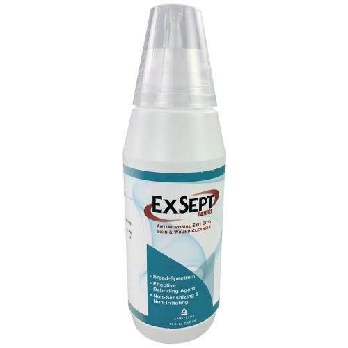 1 white bottle of exsept