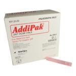 White Addipak box with saline syringe