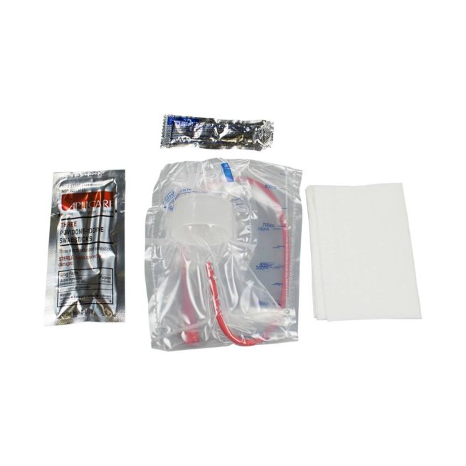 TOUCHLESS Intermittent Catheter Kit 1100cc Collection Chamber Underpad