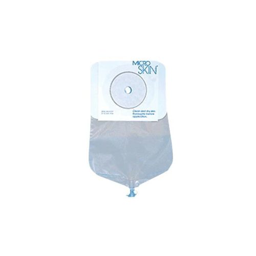 Cymed One-Piece Urostomy Pouch with MicroSkin Adhesive Barrier and Thin Hydrocolloid Washer