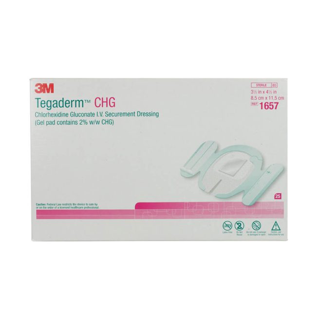 Tegaderm CHG Chlorhexidine Gluconate I.V. Securement Dressing