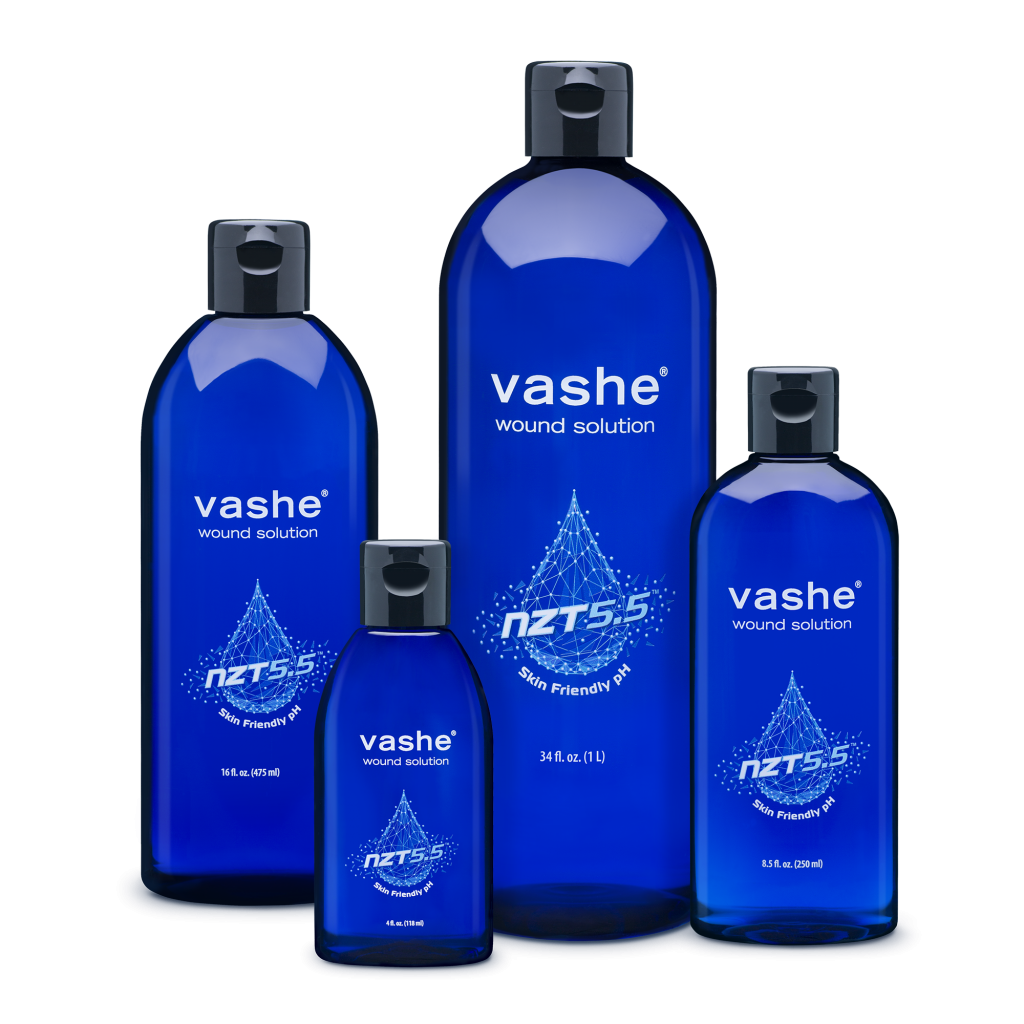 Vashe Wound Solution NZT 5.5 with Skin Friendly pH