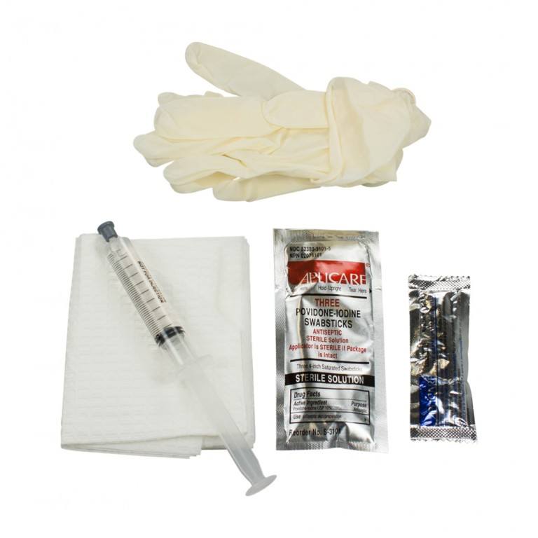 Bardia Foley Insertion Trays with PVI Swabs