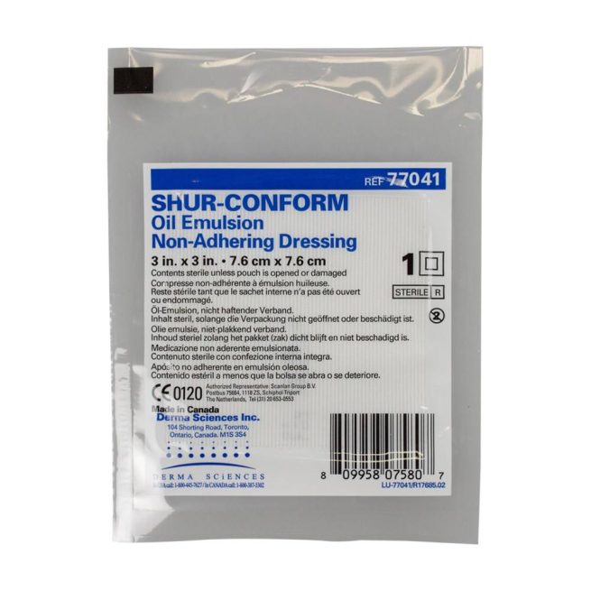 Shur-Conform Oil Emulsion Non-Adhering Dressing