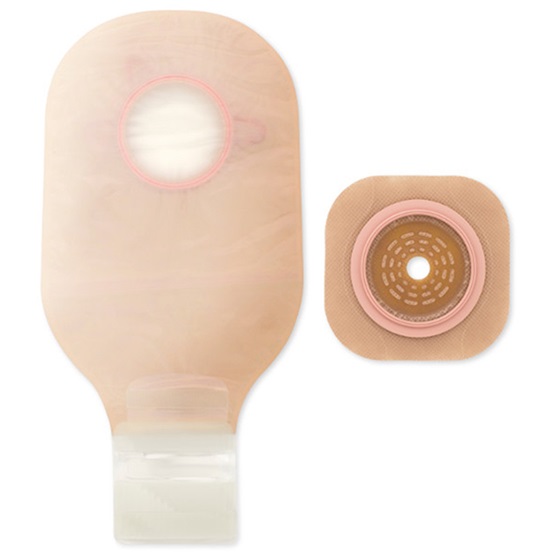 New Image Two-Piece Drainable Ostomy Kit with CeraPlus Barrier & Microseal Closure