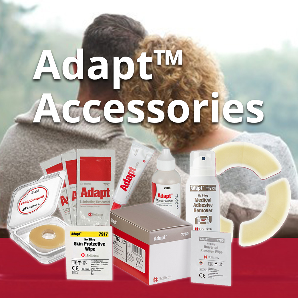 adapt accessories including tape, packages, bandages, ointment, and more