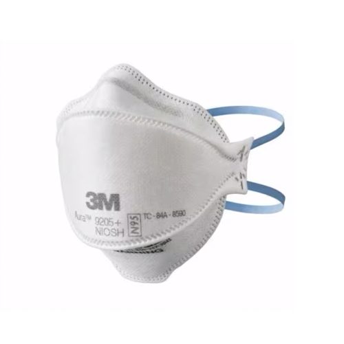 3M Aura Health Care Particulate Respirator and Surgical Mask 9205PLUS