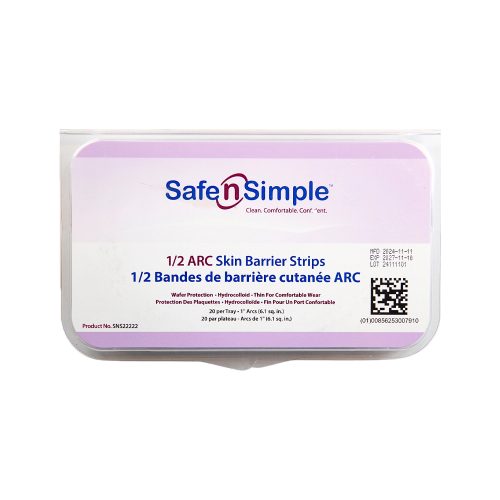 Safe n' Simple Skin Barrier Arc Half Moon with Aloe and Zinc Oxide