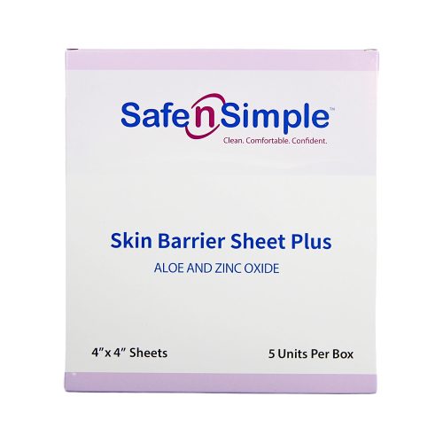 Safe n' Simple Skin Barrier Sheet with Aloe and Zinc Oxide