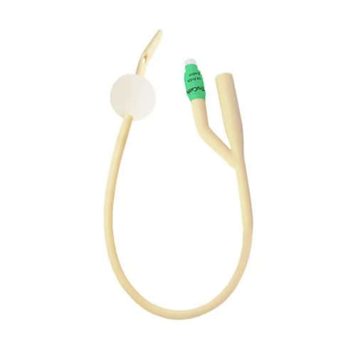 TruCath Coude Silicone-Elastomer Coated Latex 2-Way Foley Catheter
